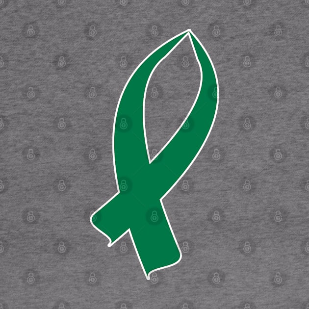 Awareness Ribbon (Green) by BlakCircleGirl